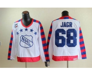 nhl Pittsburgh Penguins #68 Jagr all star 75th Anniversary white CCM