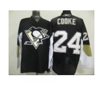 nhl jerseys pittsburgh penguins #24 cooke black