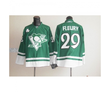 nhl jerseys pittsburgh penguins #29 fleury green