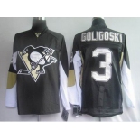 nhl jerseys pittsburgh penguins #3 goligoski black