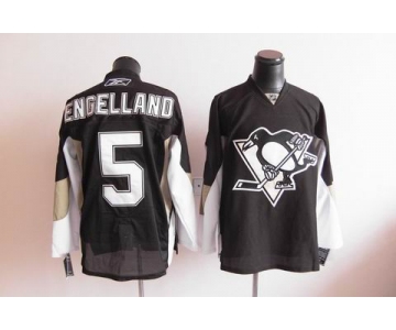 nhl jerseys pittsburgh penguins #5 engelland black