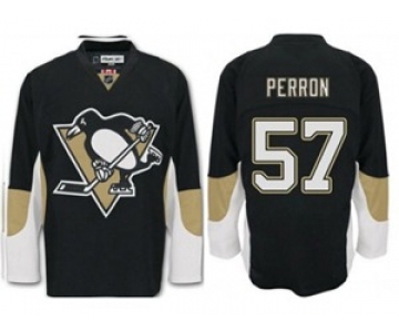 nhl jerseys pittsburgh penguins #57 david perron black