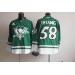 nhl jerseys pittsburgh penguins #58 letang green