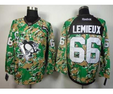 nhl jerseys pittsburgh penguins #66 lemieux camo[patch C]