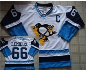 nhl jerseys pittsburgh penguins #66 lemieux white[2013 new patch C]