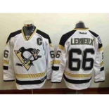 nhl jerseys pittsburgh penguins #66 lemieux white[patch C][2015 Stadium Series]