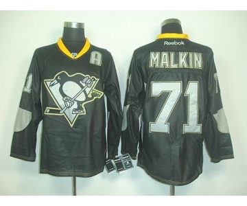 nhl jerseys pittsburgh penguins #71 malkin black[2011 new]