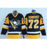 nhl jerseys pittsburgh penguins #72 hornovist black-yellow