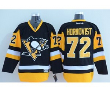 nhl jerseys pittsburgh penguins #72 hornovist black-yellow