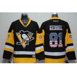 nhl jerseys pittsburgh penguins #81 kessel black[national flag version][kessel]