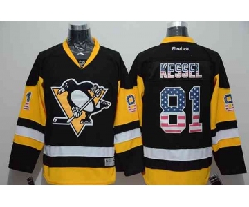 nhl jerseys pittsburgh penguins #81 kessel black[national flag version][kessel]