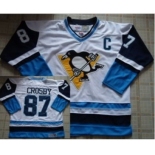 nhl jerseys pittsburgh penguins #87 crosby white[2013 new patch C]