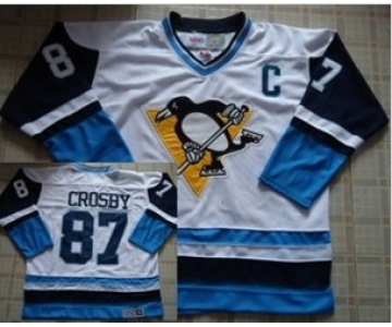 nhl jerseys pittsburgh penguins #87 crosby white[2013 new patch C]