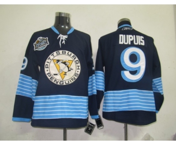 nhl jerseys pittsburgh penguins #9 dupuis blue [2011 new winter classic]