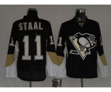 nhl pittsburgh penguins #11 staal black