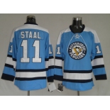 nhl pittsburgh penguins #11 staal blue