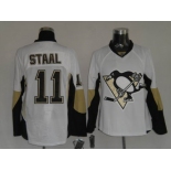 nhl pittsburgh penguins #11 staal white