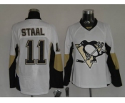 nhl pittsburgh penguins #11 staal white