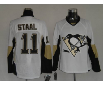 nhl pittsburgh penguins #11 staal white