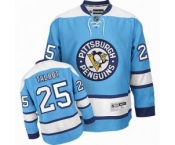 nhl pittsburgh penguins #25 talbot blue