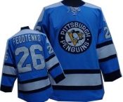 nhl pittsburgh penguins #26 fedotenko blue