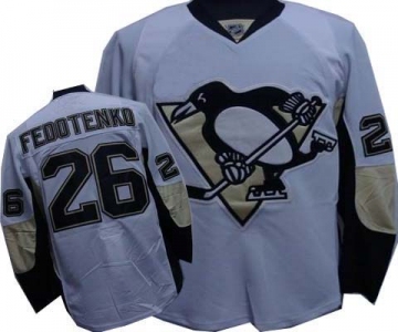 nhl pittsburgh penguins #26 fedotenko white