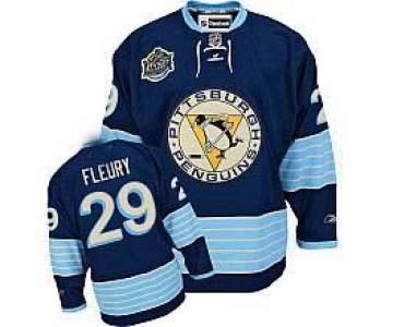 nhl pittsburgh penguins #29 fleury blue [2011 winter classic]