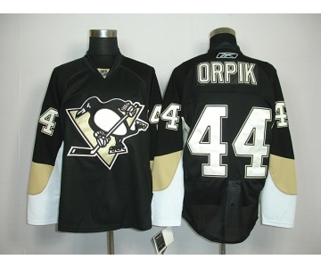 nhl pittsburgh penguins #44 orpik black