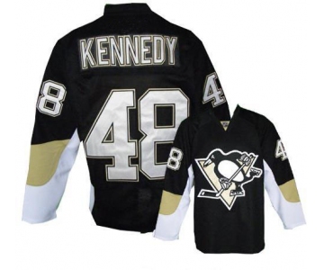 nhl pittsburgh penguins #48 kennedy black