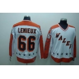 nhl pittsburgh penguins #66 lemieux white[ccm] all star