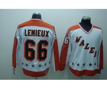 nhl pittsburgh penguins #66 lemieux white[ccm] all star