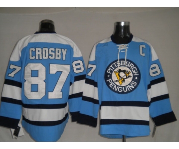 nhl pittsburgh penguins #87 crosby blue