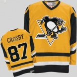 nhl pittsburgh penguins #87 crosby m&n yellow