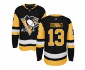 Youth Adidas Pittsburgh Penguins #13 Nick Bonino Premier Black Home NHL Jersey