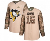 Youth Adidas Pittsburgh Penguins #16 Josh Jooris Authentic Camo Veterans Day Practice NHL Jersey