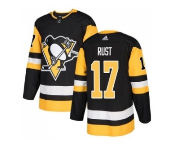 Youth Adidas Pittsburgh Penguins #17 Bryan Rust Black Home Authentic Stitched NHL Jersey