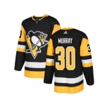 Youth Adidas Pittsburgh Penguins #30 Matt Murray Black Home Authentic Stitched NHL Jersey