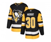 Youth Adidas Pittsburgh Penguins #30 Matt Murray Black Home Authentic Stitched NHL Jersey