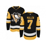 Youth Adidas Pittsburgh Penguins #7 Joe Mullen Premier Black Home NHL Jersey