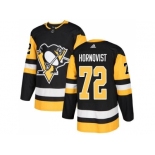 Youth Adidas Pittsburgh Penguins #72 Patric Hornqvist Black Home Authentic Stitched NHL Jersey