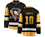 Youth Pittsburgh Penguins #10 Ron Francis Fanatics Branded Black Home Breakaway NHL Jersey