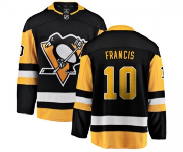 Youth Pittsburgh Penguins #10 Ron Francis Fanatics Branded Black Home Breakaway NHL Jersey