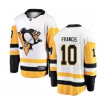 Youth Pittsburgh Penguins #10 Ron Francis Fanatics Branded White Away Breakaway NHL Jersey