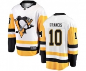 Youth Pittsburgh Penguins #10 Ron Francis Fanatics Branded White Away Breakaway NHL Jersey