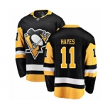 Youth Pittsburgh Penguins #11 Jimmy Hayes Authentic Black Home Fanatics Branded Breakaway NHL Jersey