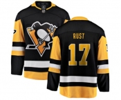 Youth Pittsburgh Penguins #17 Bryan Rust Fanatics Branded Black Home Breakaway NHL Jersey