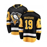 Youth Pittsburgh Penguins #19 Derick Brassard Authentic Black Home Fanatics Branded Breakaway NHL Jersey