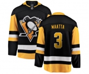 Youth Pittsburgh Penguins #3 Olli Maatta Fanatics Branded Black Home Breakaway NHL Jersey