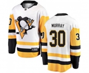 Youth Pittsburgh Penguins #30 Matt Murray Fanatics Branded White Away Breakaway NHL Jersey