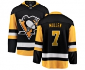 Youth Pittsburgh Penguins #7 Joe Mullen Fanatics Branded Black Home Breakaway NHL Jersey